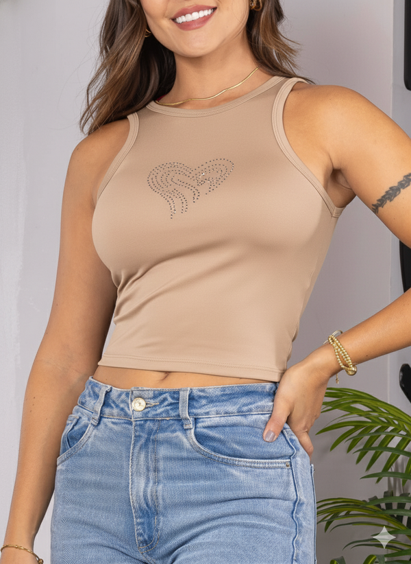 Blusa corta tiras ref-1110338