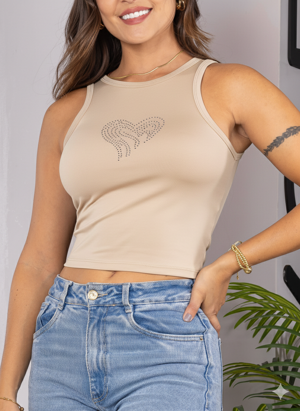 Blusa corta tiras ref-1110338