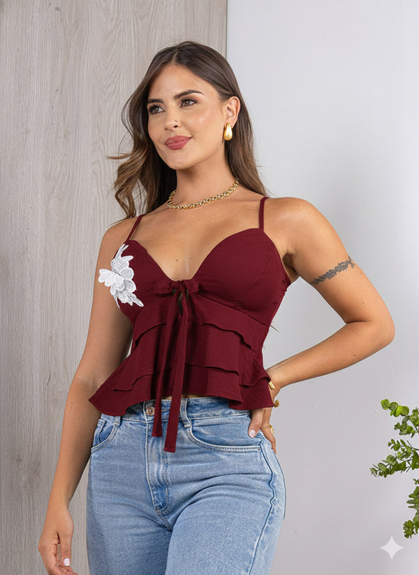 Blusa corta tiras ref-1110570