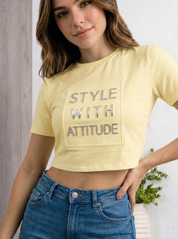 Blusa tipo camiseta con repujado ref-2111276