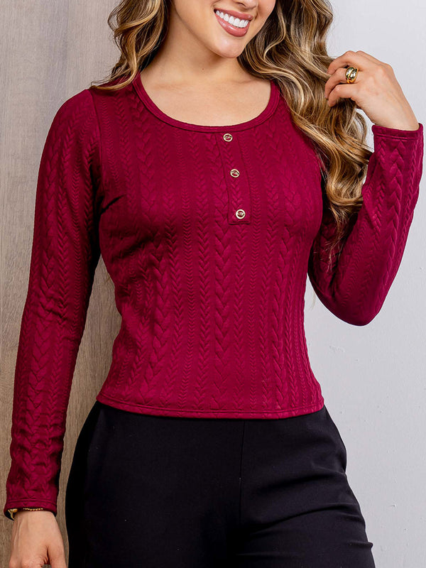 Blusa texturizado ref-1110274