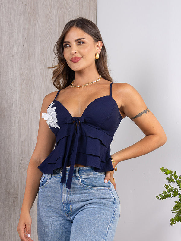 Blusa corta tiras ref-1110570