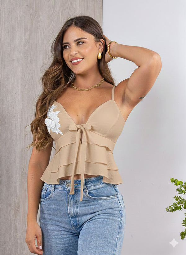 Blusa corta tiras ref-1110570