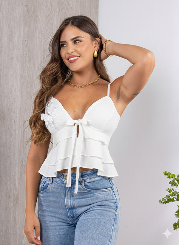 Blusa corta tiras ref-1110570