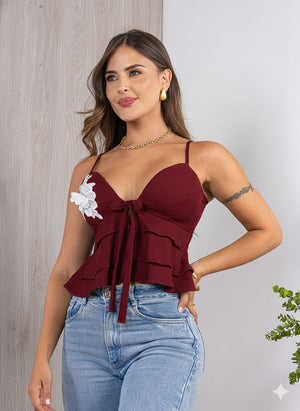 Blusa corta tiras ref-1110570