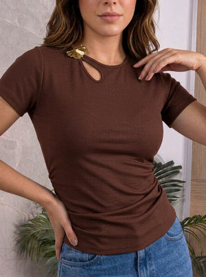 Blusa manga cortaherraje ref-1111409