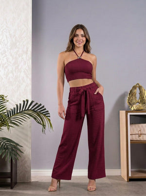 SET BLUSA CORTA REF - 161017