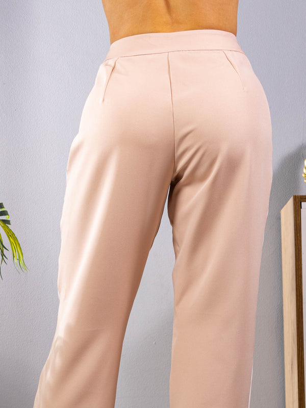 Pantalon Suelto Con Sesgos En Costados Ref-181106