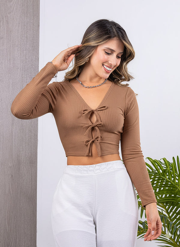 blusa corta manga larga ref-2110014
