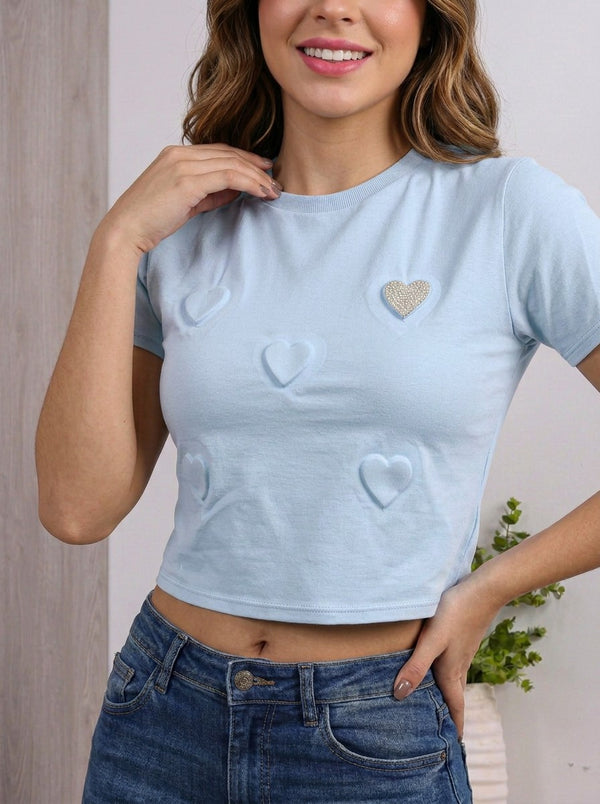 Blusa tipo camiseta repujada ref-2111325