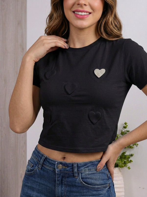 Blusa tipo camiseta repujada ref-2111325