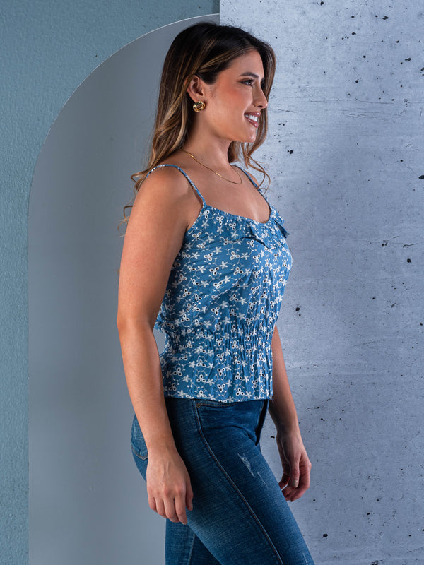 BLUSA CON TIRAS REF. 213059