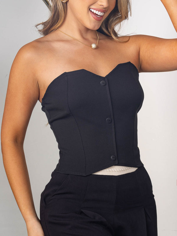 Blusa Corta Straple Ref-213352