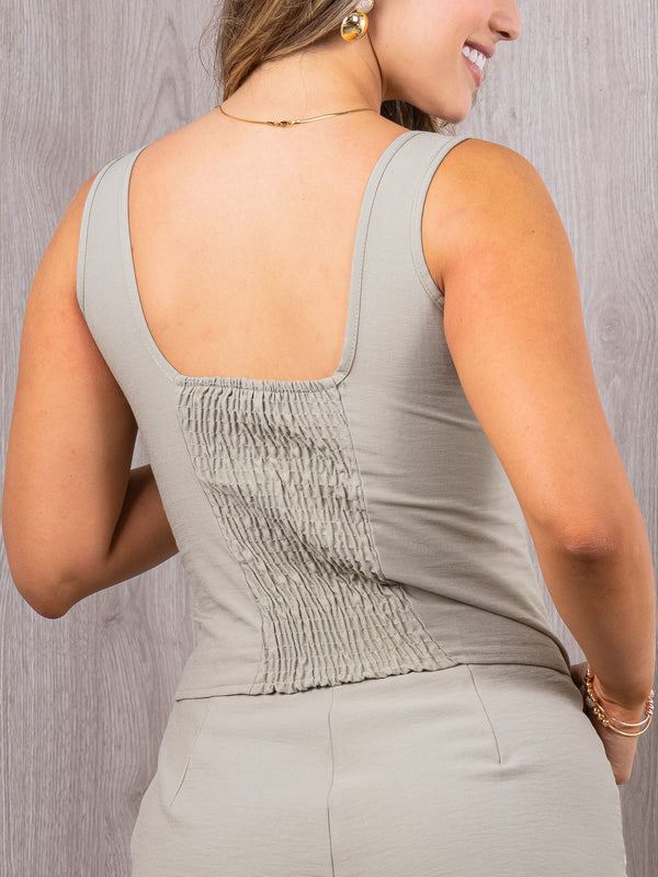 blusa larga manga corta ref-213507