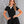 Vestido largo con cuello y perilla ref-221196