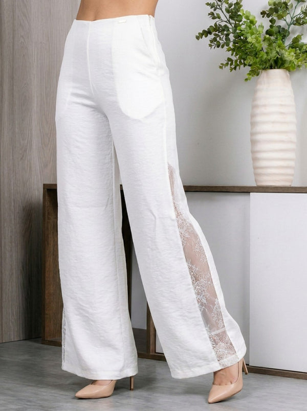 Pantalon suelto con encaje ref-2811298