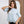 Blusa oversize estampada con guipiure ref-3111387