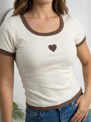 Blusa corta cuello redondo ref-3111392
