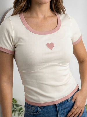 Blusa corta cuello redondo ref-3111392