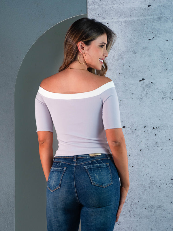 BLUSA BANDEJA CON MANGA REF. 213127