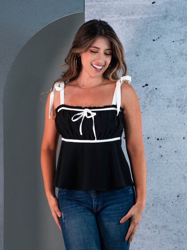 BLUSA CON TIRAS REF. 113075